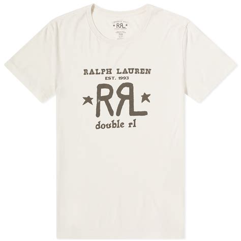 RRL Logo T-Shirt Paper White | END. (AT)