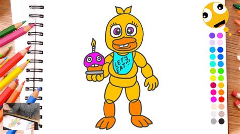 How To Draw Adventure Chica Fnaf World Youtube