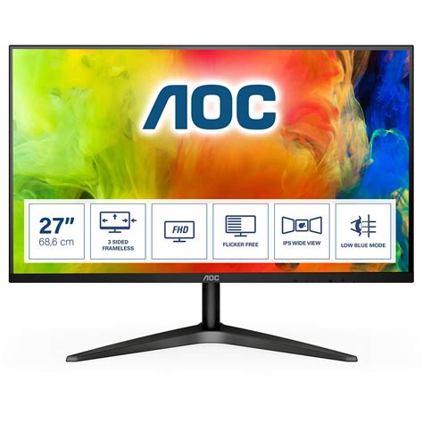 Buy AOC 27B1H 27 Full HD 1920x1080 Monitor 3 Sided Frameless IPS