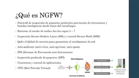 Ngfw Next Generation Firewall Firewall De Siguiente Generación Ppt