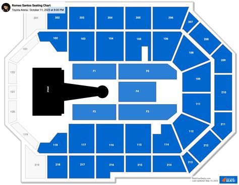 Toyota Arena Seating Chart - RateYourSeats.com