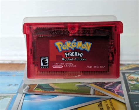 Pokemon Firered Rocket Edition GBA Special Edition ROM Games Liquid