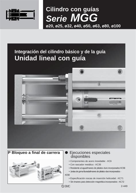 PDF Integración del cilindro básico y de la guía Unidad lineal