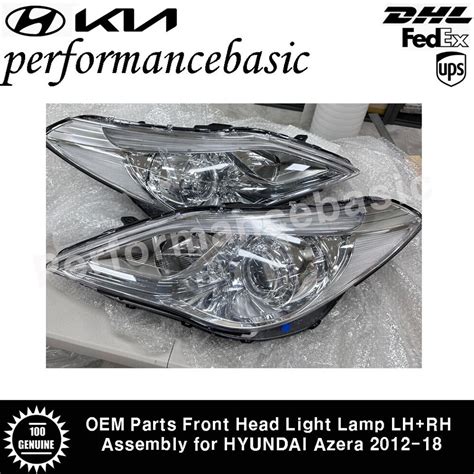 OEM Parts Front Head Light Lamp LH RH Assembly For HYUNDAI Azera 2012