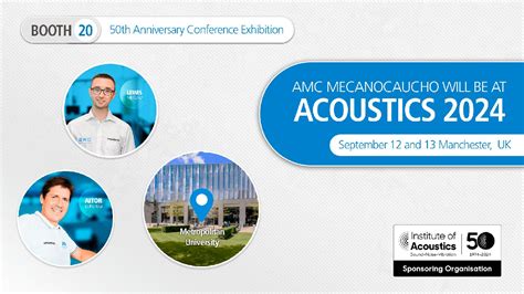 AMC MECANOCAUCHO WILL BE PRESENT AT ACOUSTICS CONFERENCE 2024 AMC