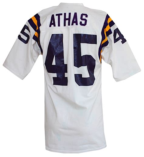 Lot Detail Pete Athas Minnesota Vikings Game Used Road Jersey