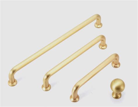 3 78 5 7 55 Brushed Brass Cabinet Handles Etsy Australia