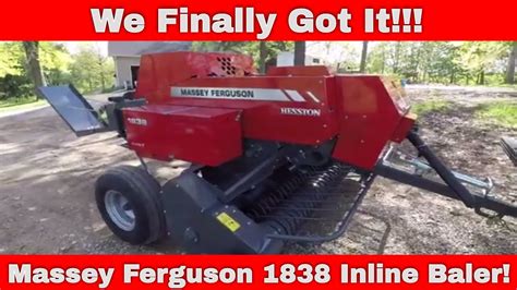 Massey Ferguson Hesston 1838 First Look And Walk Around 113 Youtube