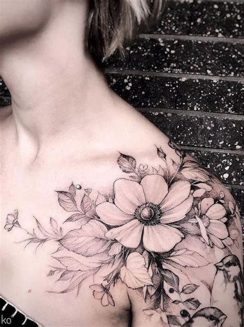 Tatuagens Florais Fant Sticas No Ombro Feminino P Gina De