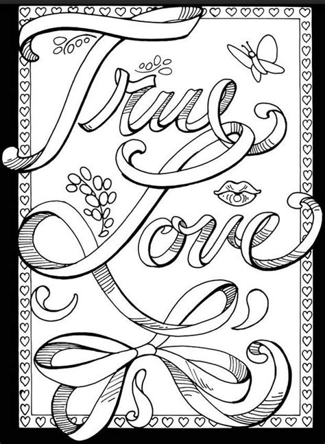 Romantic Quotes Of Love Coloring Pages Coloring Pages