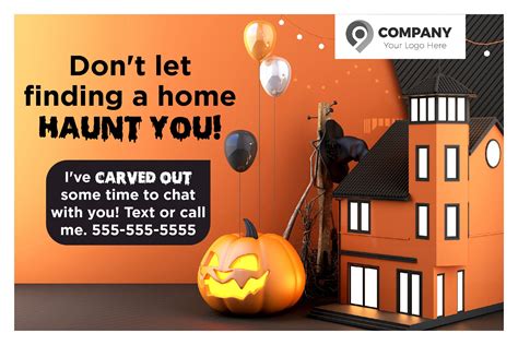 Halloween Real Estate Postcards Mail In Minutes