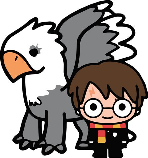 Chibi Harry Potter Clipart Set Harry Potter SVG Cut Files For Cricut