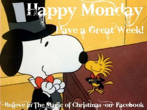 Snoopy Woodstock Happy Monday Snoopy Love Charlie Brown And