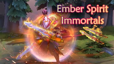 Ember Spirit Immortals Apogee Of The Guardian Flame Rapier Effects And