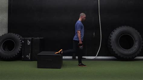 Kettlebell Rear Foot Elevated Split Squat YouTube