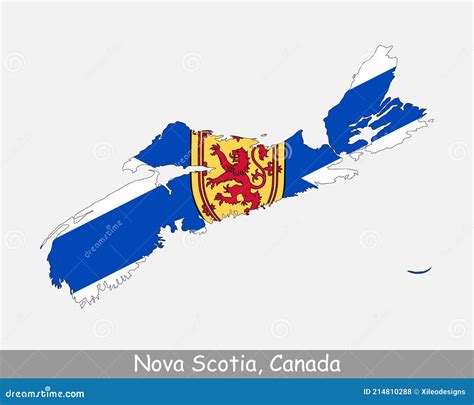 Nova Scotia Administrative And Political Vector Map Cartoondealer