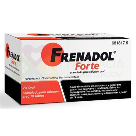 Frenadol Forte Sobres Granulado Solucion Oral Farmacia Gemma