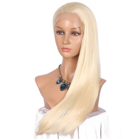 Synthetic Wigs Straight Color 613 Lace Front Wig