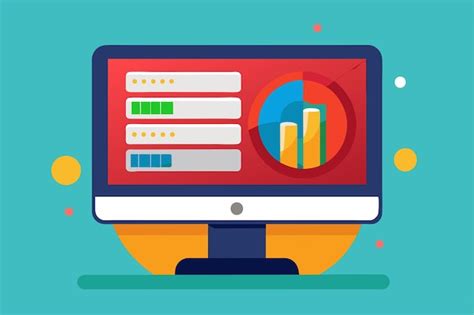 A Computer Screen Showcases Data Storage Levels And Performance Metrics