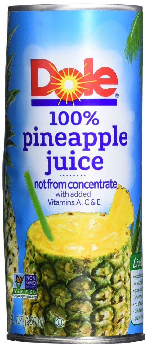 Dole Pineapple Juice Bottle