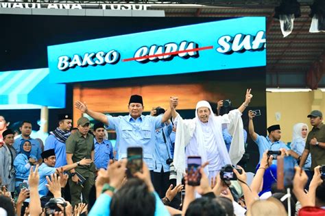 Dalam Sehari Prabowo Subianto Temui Puluhan Ribu Rakyat Di Titik