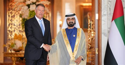 Iohannis S A Nt Lnit Cu Premierul Emiratelor Arabe Unite Companiile