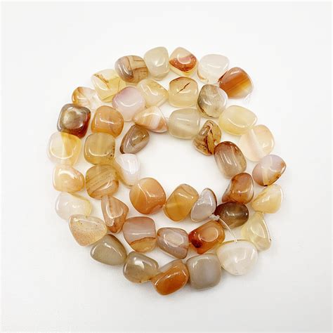 10mm Strand 15 Natural Stone Dragon Vein Agates Bead Irregular Loose