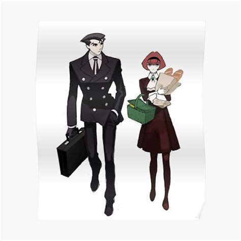 Two People Dressed In Black And Brown One Holding A Green Bag While