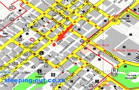 Cape Town Cbd Map Street