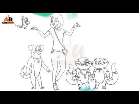 Honey Bunny Cartoon Drawing Easy - Just Grace Arthur