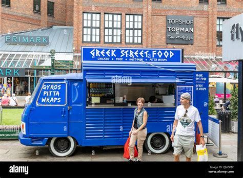 York City Centre Yorkshire Greek Street Food Van Food Truck Takeaway Greek Food Pitta And Wraps