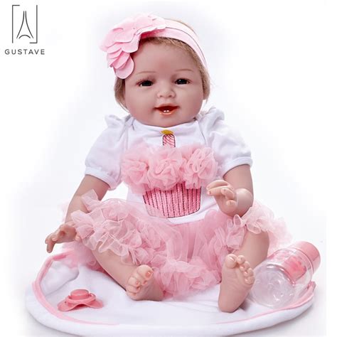 Gustave 22 Inch Realistic Reborn Baby Doll Soft Silicone Vinyl Lovely