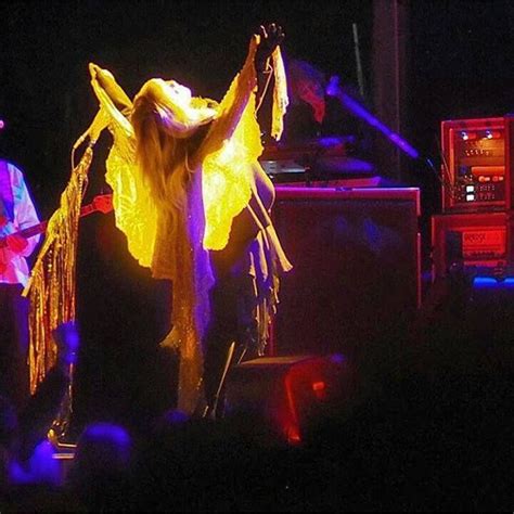 Stevie Onstage The Golden Goddess In Her Gold Dust Woman Shawl