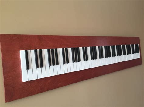 Handmade Piano Wood Wall Art Wall Art Modern Decor