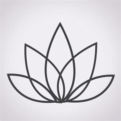 lotus icon symbol sign | Lotus flower logo, Vector background pattern, Vector flowers