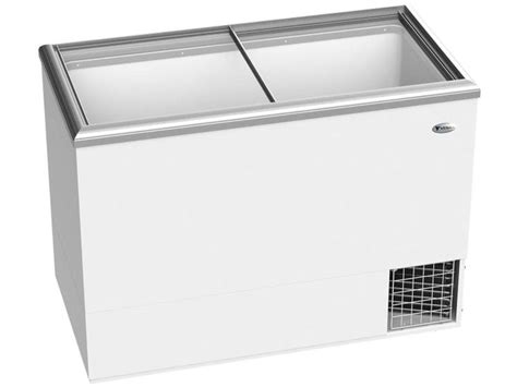 Expositor Freezer Horizontal 2 Portas Venax 420L FVTV420 Expositor