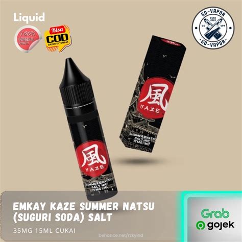 Jual Emkay Kaze Summer Natsu Suguri Soda Salt Nic Ml Mg Shopee