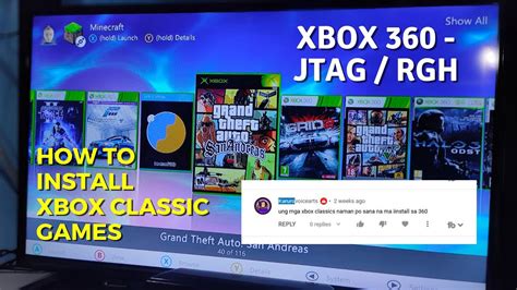 How To Install Classic Xbox Games On Jtag RGH XBOX 360 Requested By