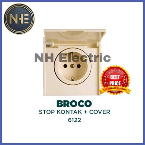 Jual Ib Stop Kontak Arde Tutup U New Gee Cream Broco Inbow Socket