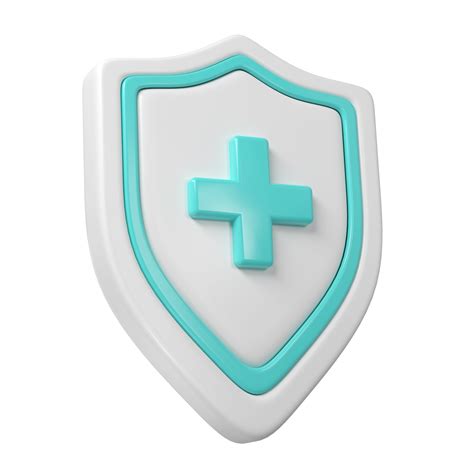 3d Medical Health Protection Shield Cross Protected Guard Concept