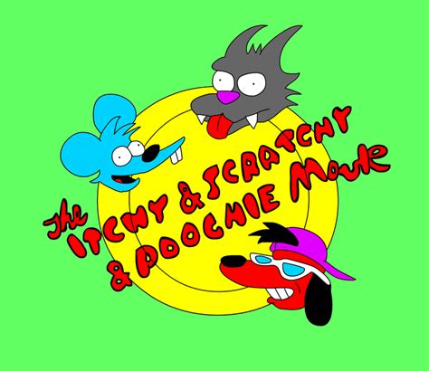 The Itchy and Scratchy and Poochie Movie Logo by BartSimpsonFan2015 on DeviantArt