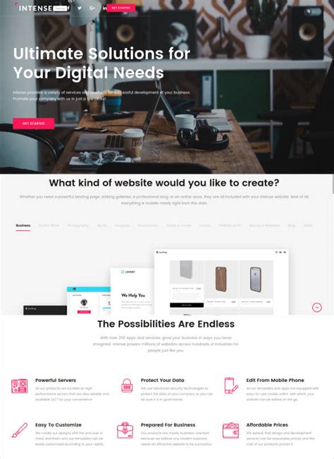 30+ HTML5 Landing Page Themes & Templates | Free & Premium Templates