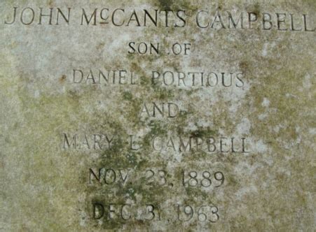 John McCants Campbell 1889 1963 Mémorial Find a Grave