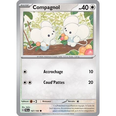 Flamenroule 170 193 Carte Pokémon Peu commune Neuve VF