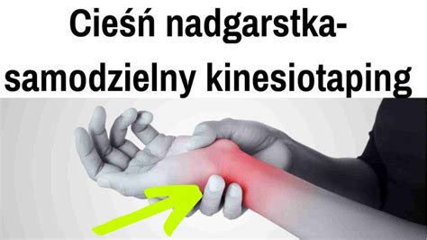 Cieśń nadgarstka samodzielny kinesiotaping Youtube Yoga Health