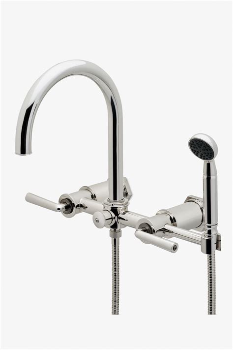 Discover Henry Exposed Wall Mounted Tub Filler With Handshower And