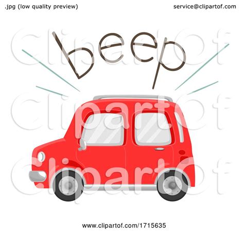 Car Onomatopoeia Sound Beep Illustration By BNP Design Studio 1715635