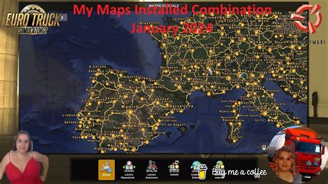 Euro Truck Simulator My Maps Installed Combination January