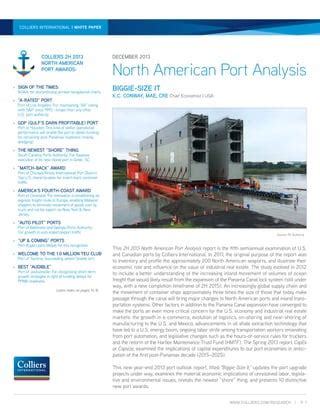 Colliers North American Port Analysis H Pdf