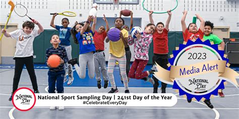 MEDIA ALERT NEW DAY PROCLAMATION NATIONAL SPORT SAMPLING DAY